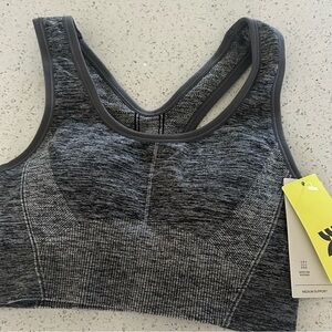 All in Motion medium support Gray Sports Bra size Small NWT